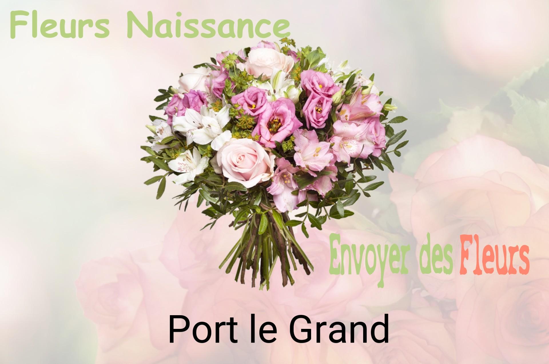 Bouquet de fleurs de naissance livré à Port-le-Grand